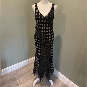 Polka dot midi dress